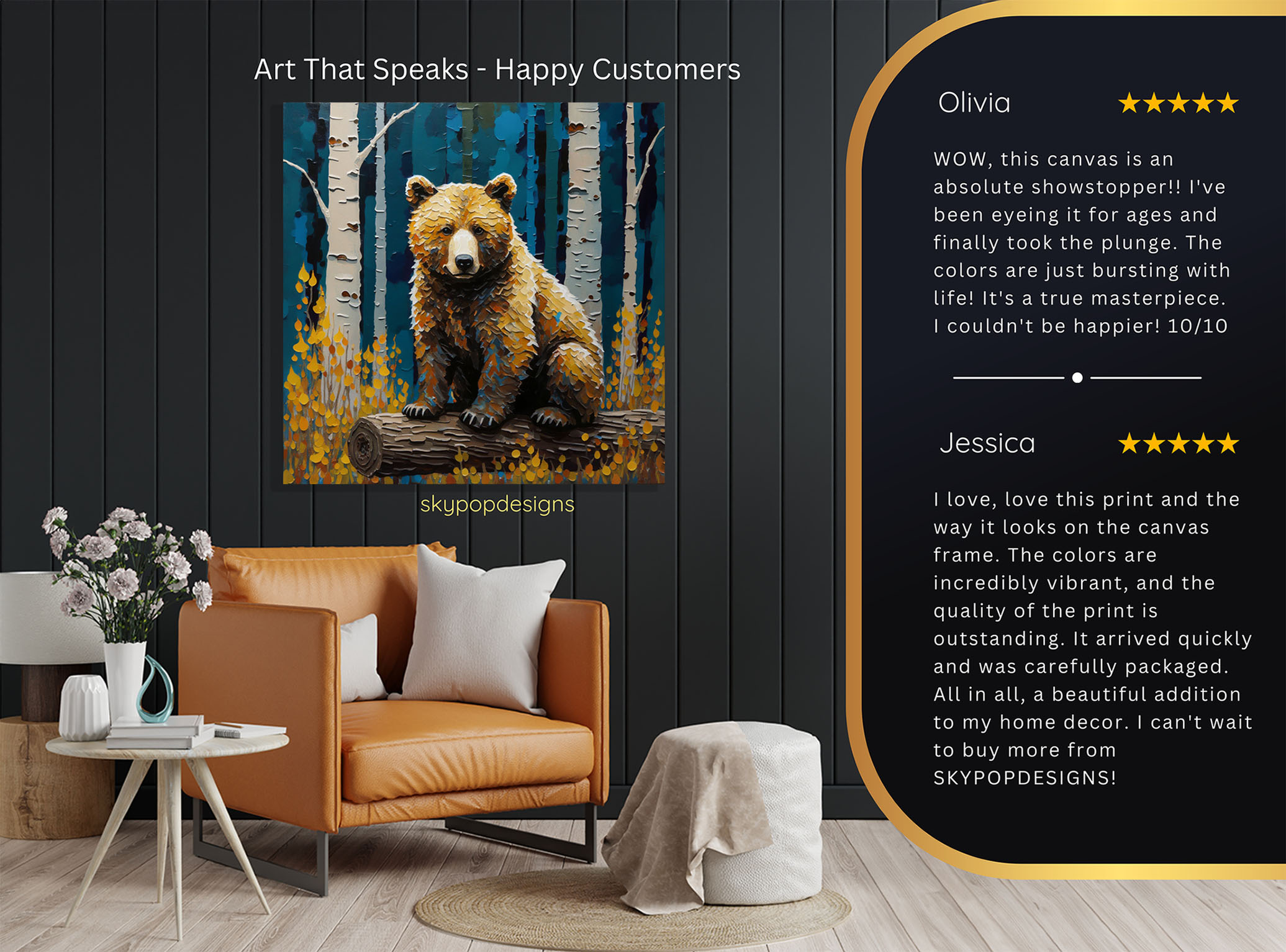 8.jpg Bear Forest Art