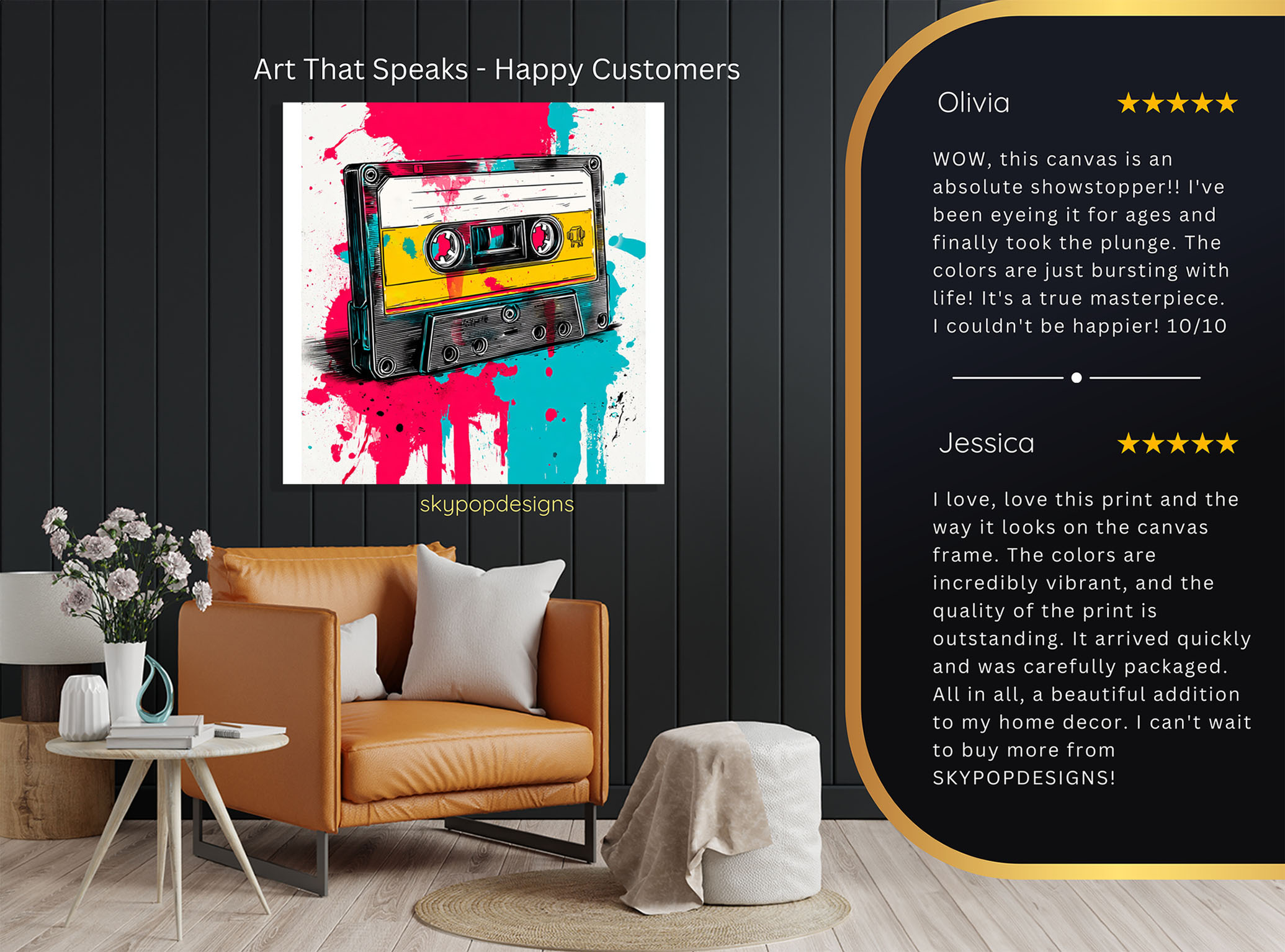 8.jpg Retro Cassette Tape Art