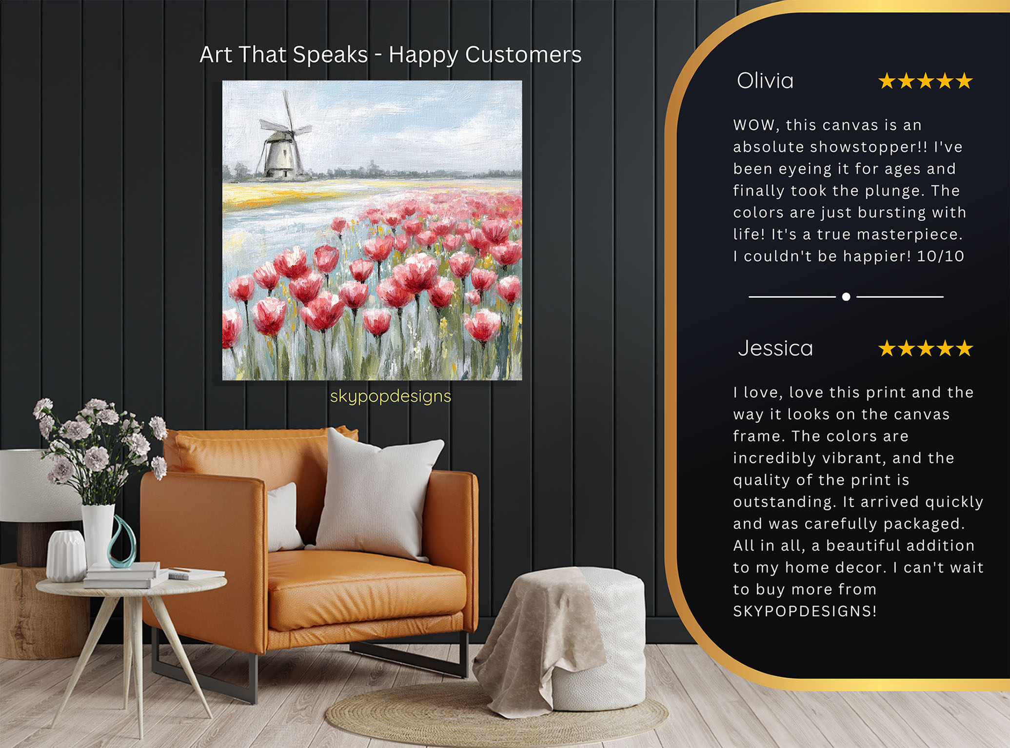 8.jpg Poppy Field Windmill Art