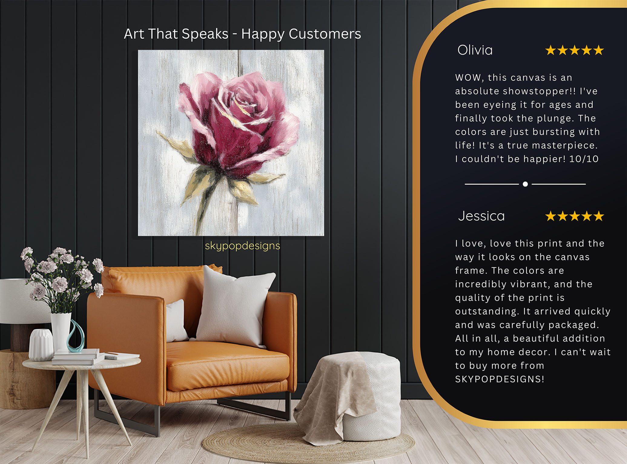 8.jpg Rose Canvas Art