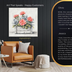 Peony Potted Garden Art