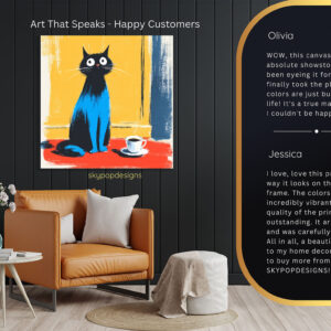 Black Cat Coffee Break Art