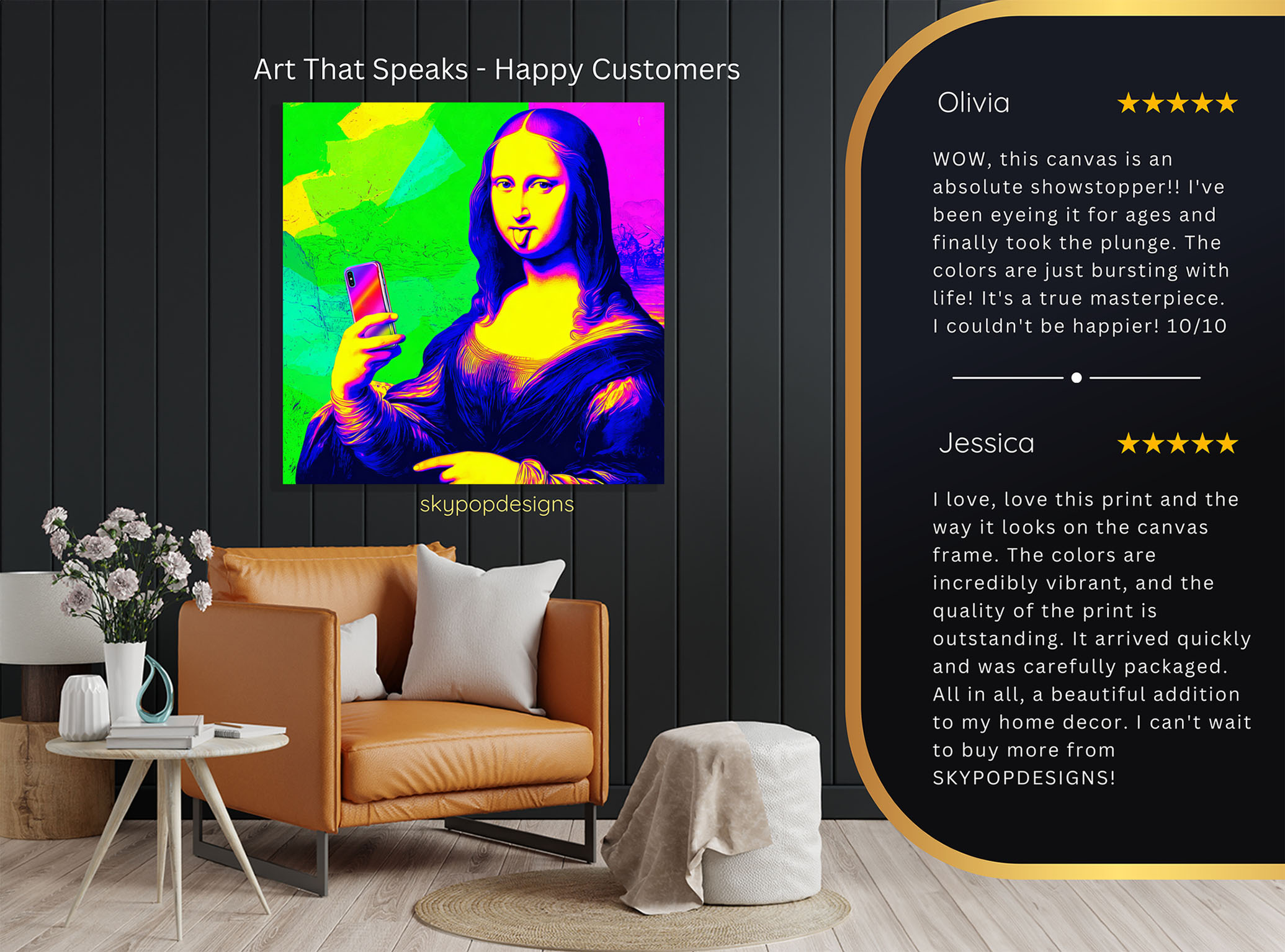 8.jpg Mona Lisa Selfie Art