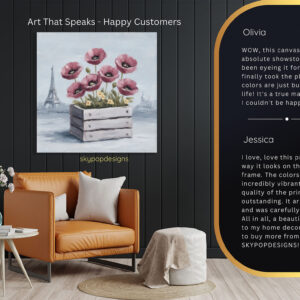 Parisian Poppies Art