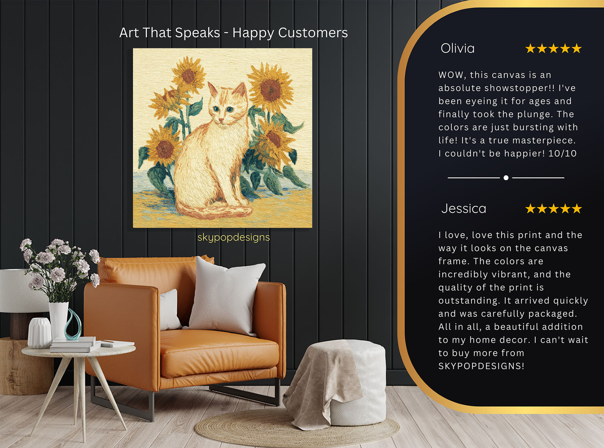 8.jpg Cat Sunflower Garden Art