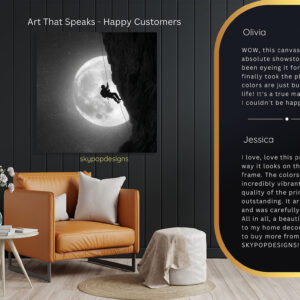 Moonlight Climber Art