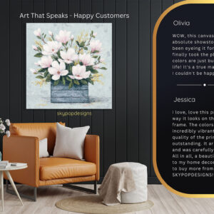 Magnolia Flowers Art