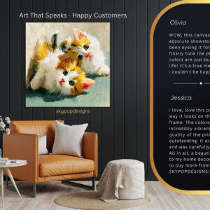 Kitten Cuddle Pals Art