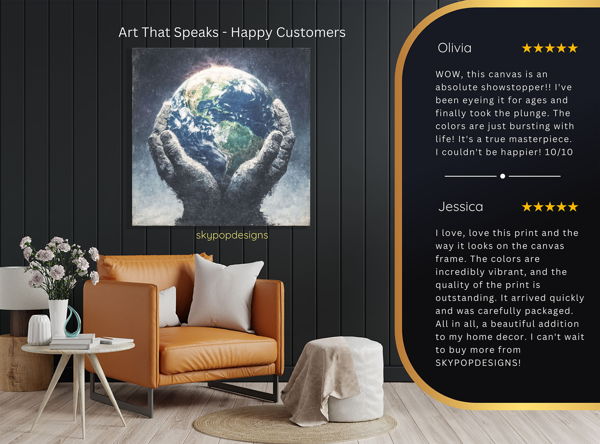 8.jpg Earth in Hands Wall Art