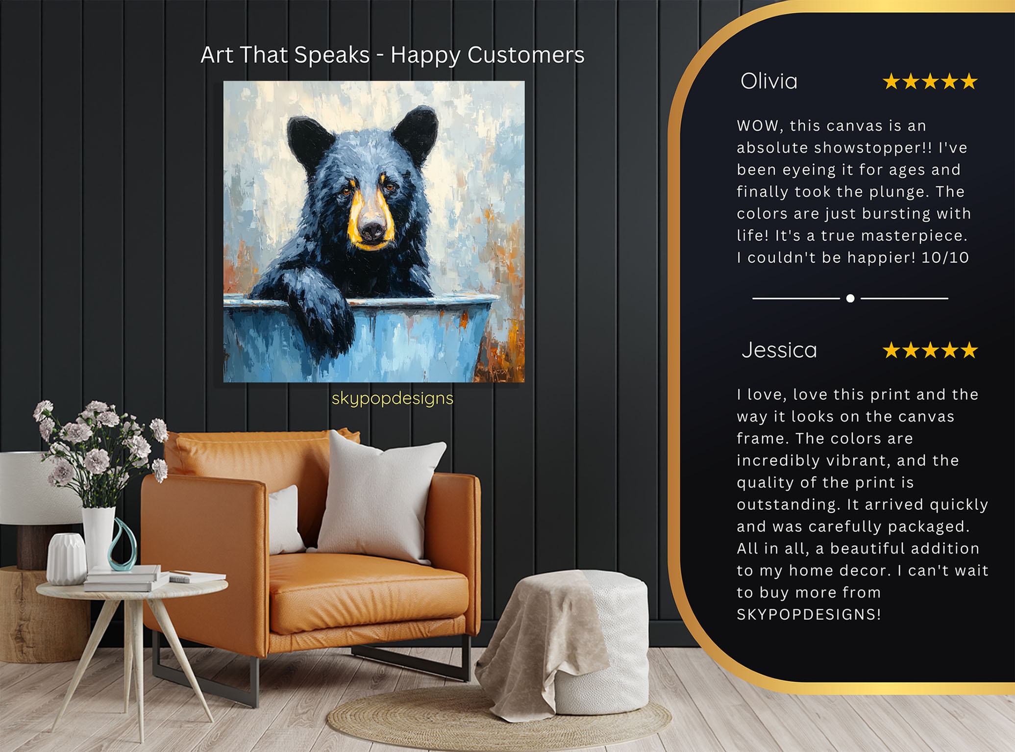 8.jpg Bear Bath Time Art