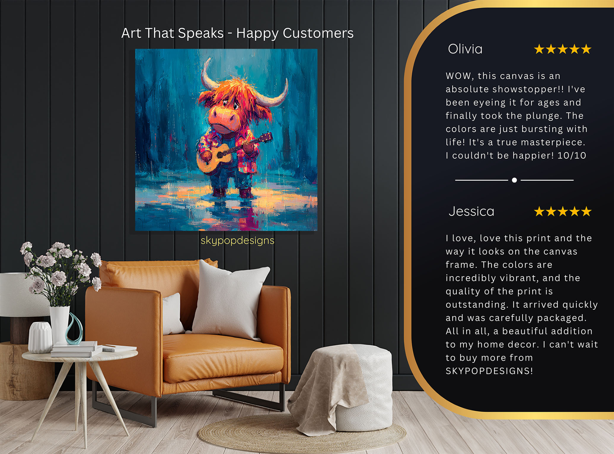 8.jpg Highland Cow Art