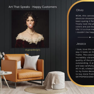 Victorian Lady Bubble Gum Art