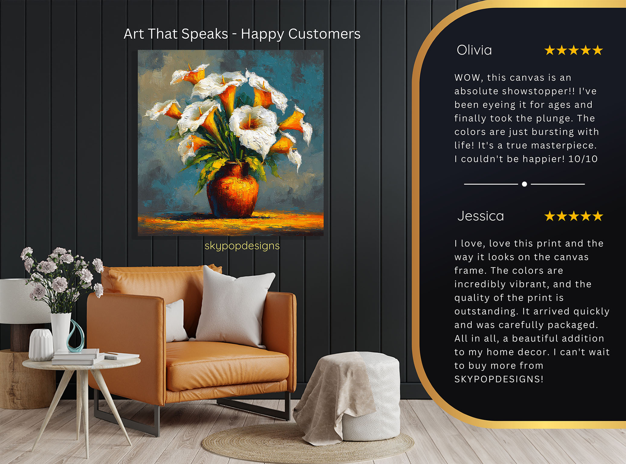 8.jpg Calla Lily Vase Art