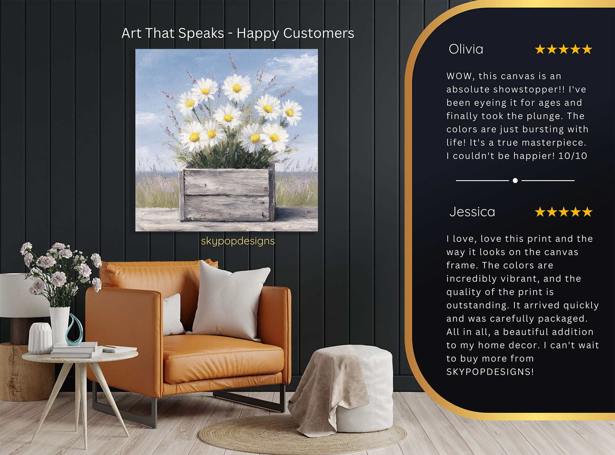 8.jpg Daisy and Lavender Garden Box Art