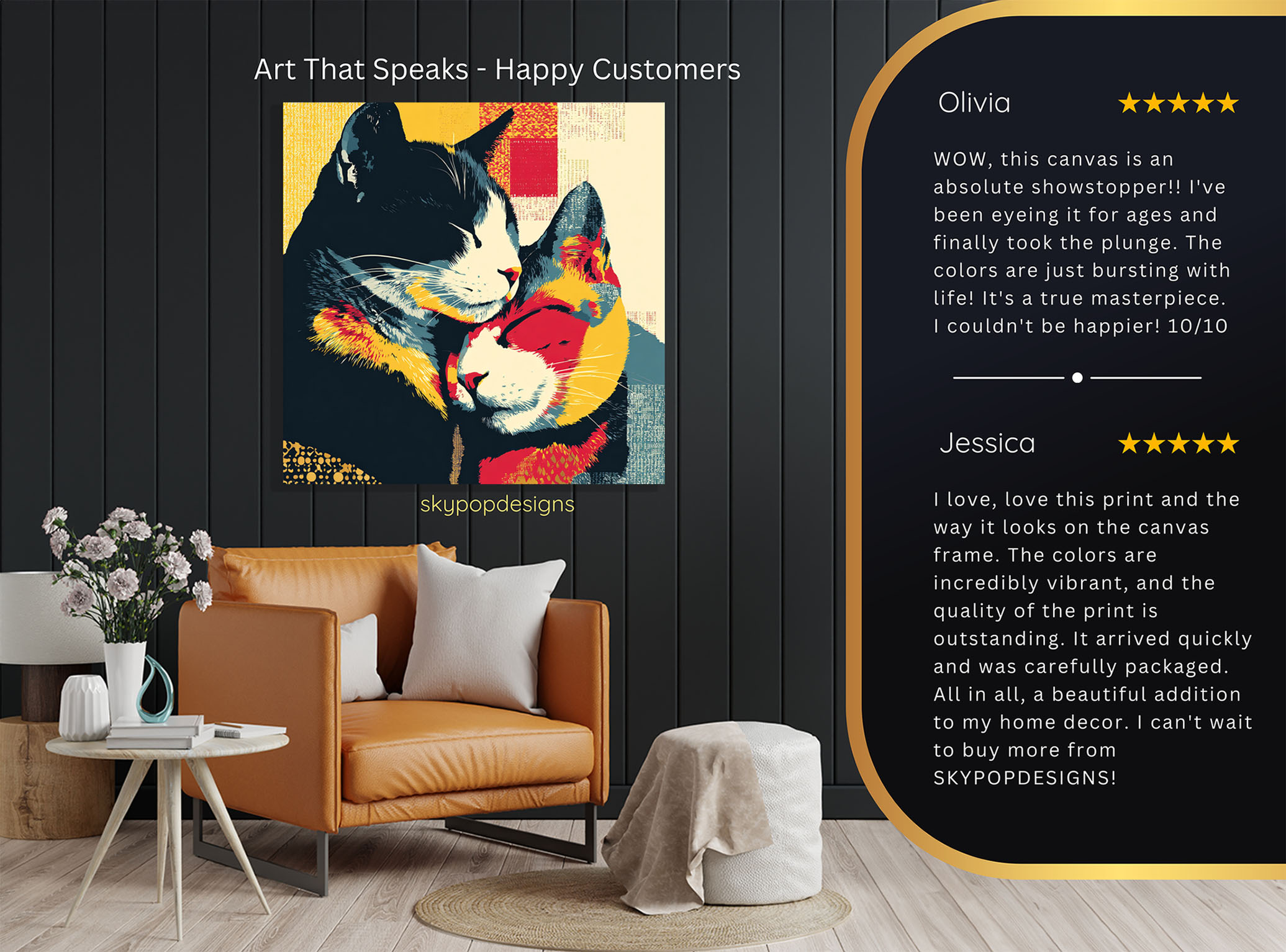 8.jpg Cat Embrace Art