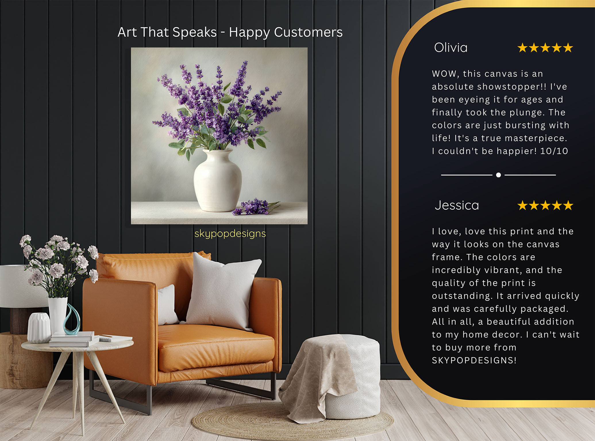 8.jpg Lavender Bouquet Art