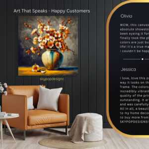 Cherry Blossom Vase Art