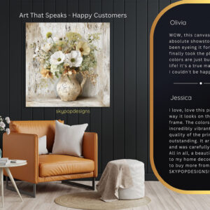 Anemone Hydrangea Floral Art