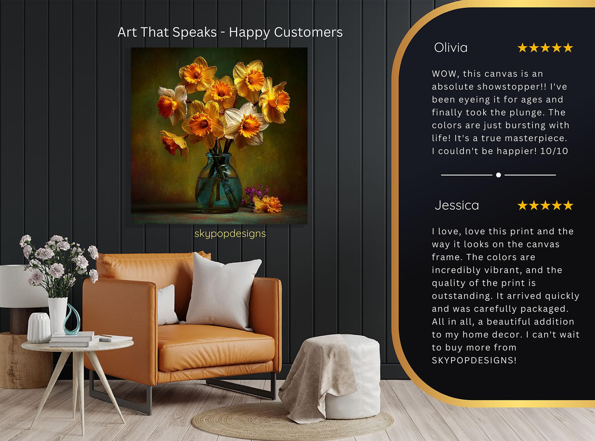 8.jpg Daffodil Bouquet Art