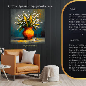 Lily of the Valley Vase Art