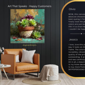 Succulent Beauty Art