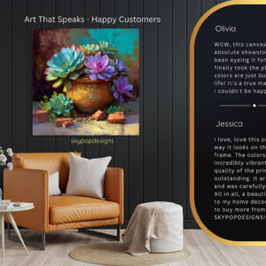 Succulent Garden Art