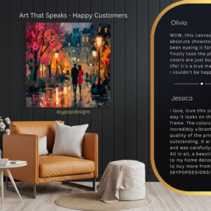 Romantic Evening Stroll Art