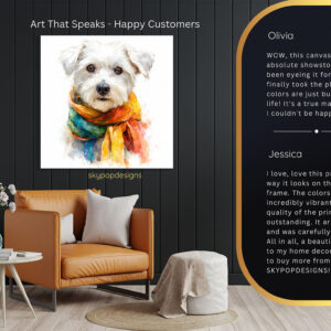 Maltese Dog Art