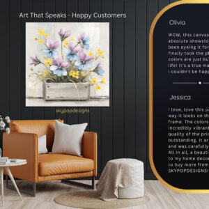 Pansy Flower Box Art