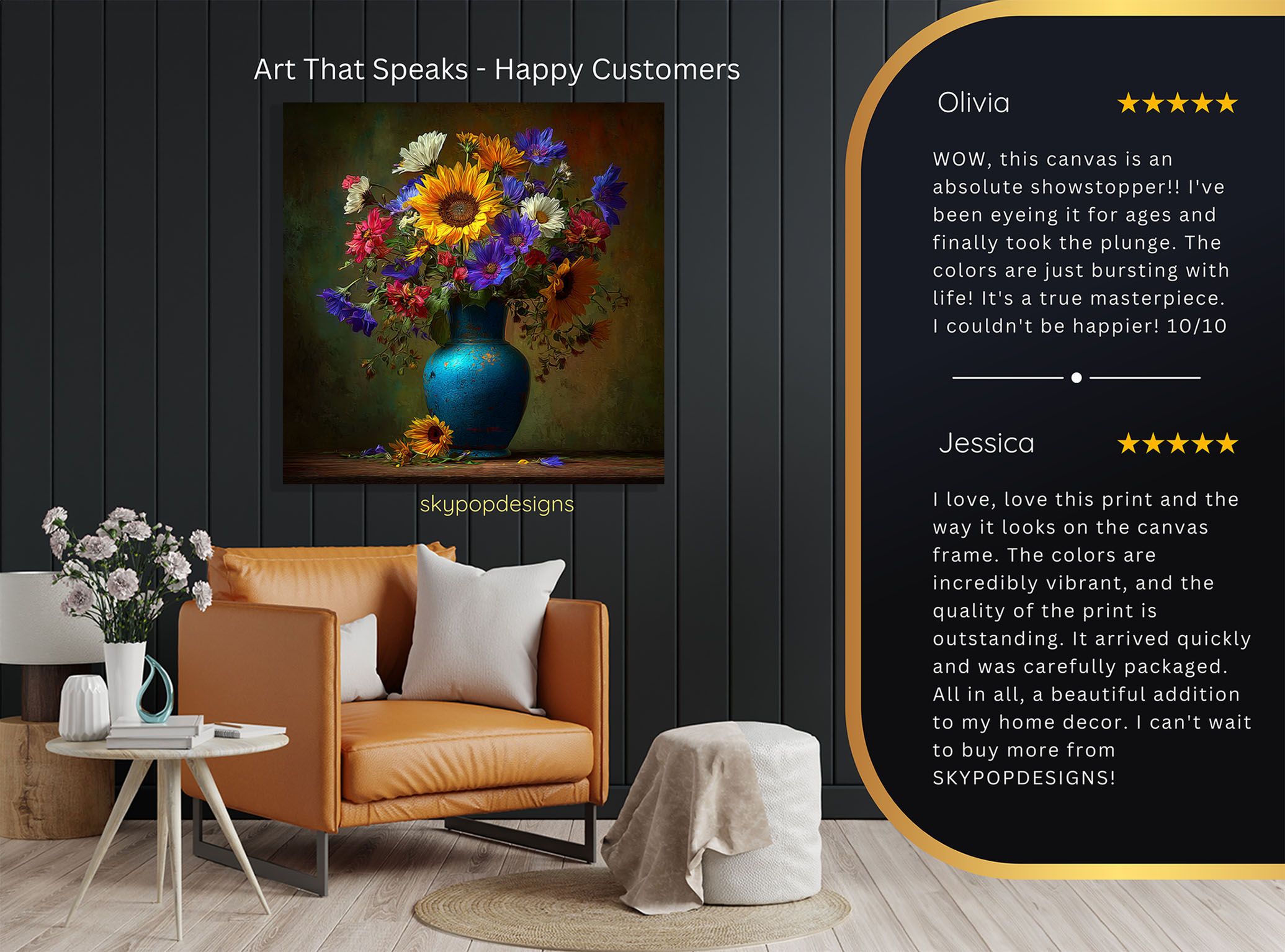 8.jpg Sunflower Daisy Cosmos Art