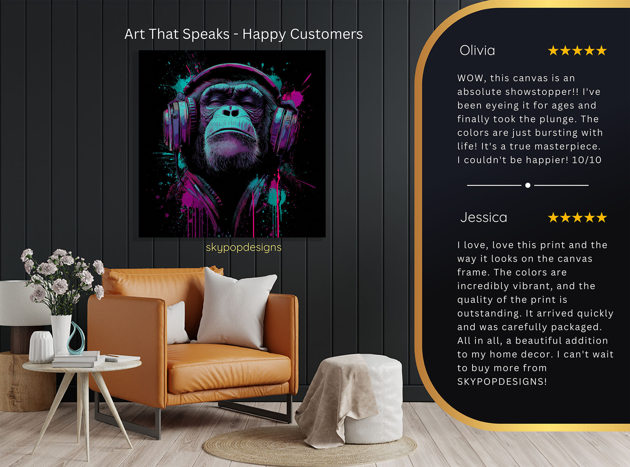 8.jpg Chimpanzee Art