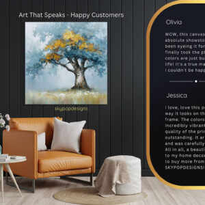 Autumn Tree Landscape Art