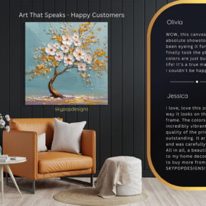 Cherry Blossom Tree Art