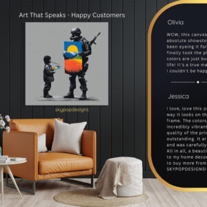 Child Artist and Soldier Art