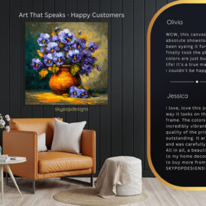 Pansy Still Life Art