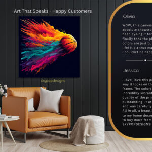 Basketball Splash Art