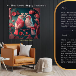 Love Birds Blossom Art