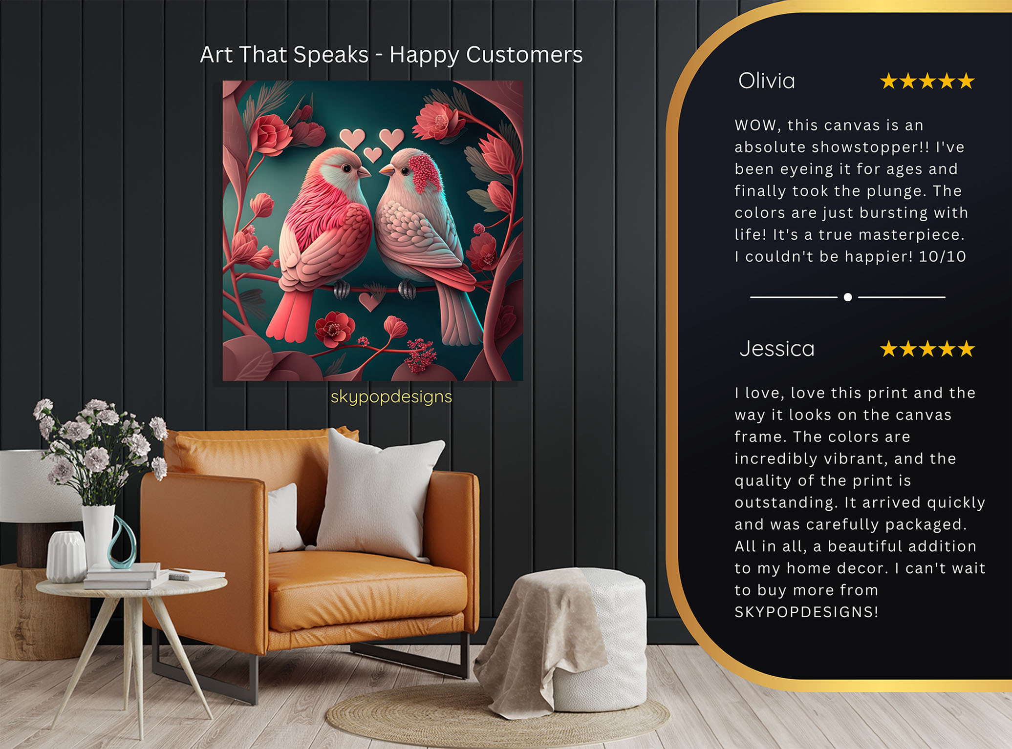 8.jpg Love Birds Blossom Art