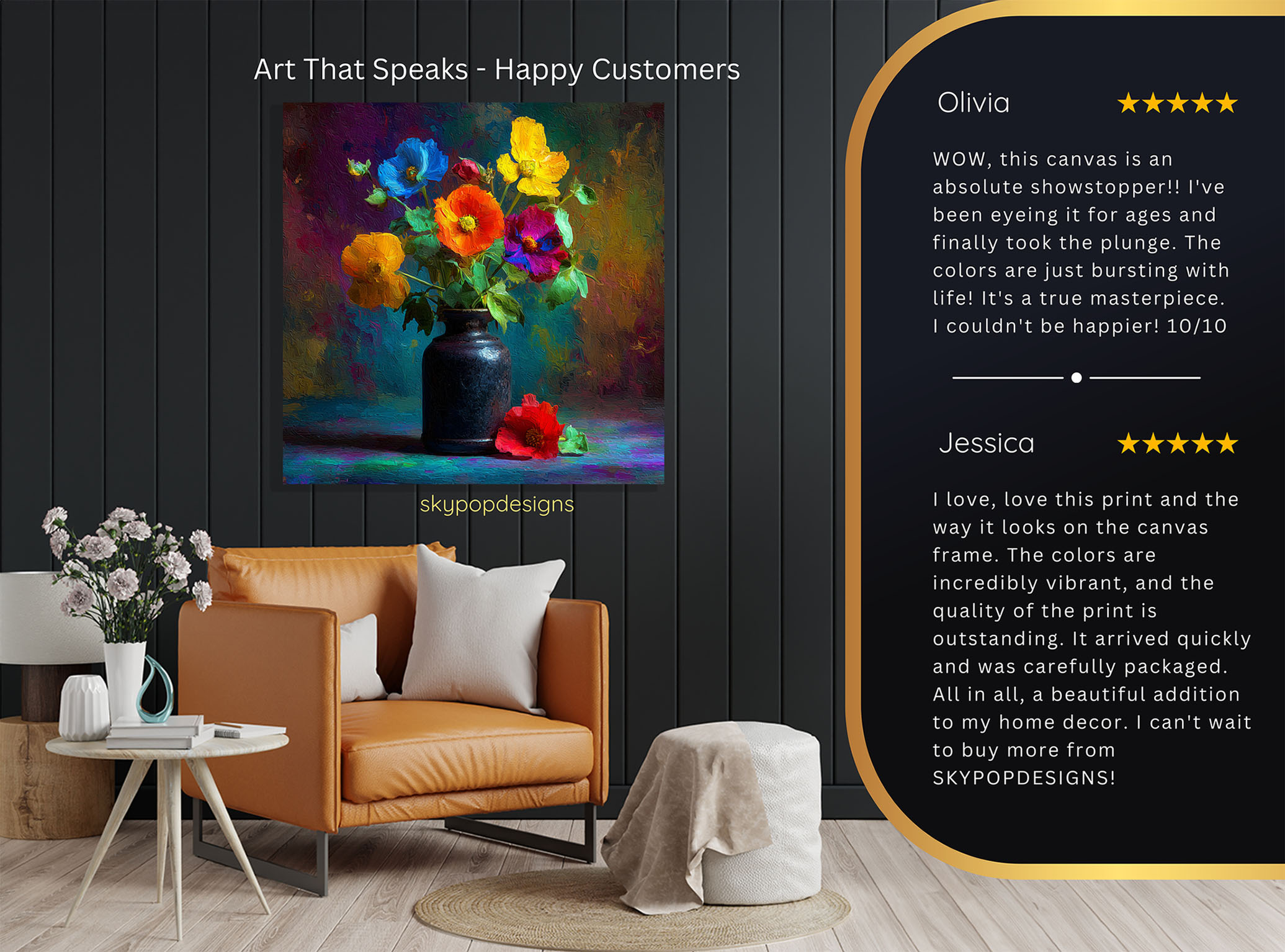 8.jpg Poppy Bouquet Art