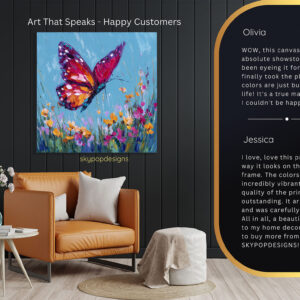 Butterfly Garden Art