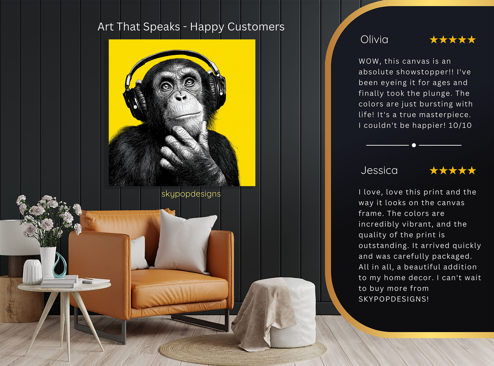 8.jpg Chimpanzee Art