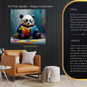 Panda Reads Art