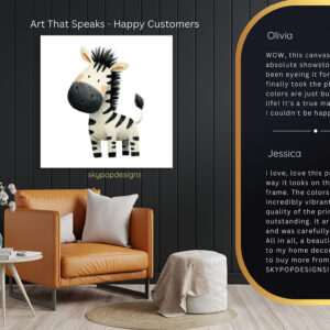 Zebra Friendship Art