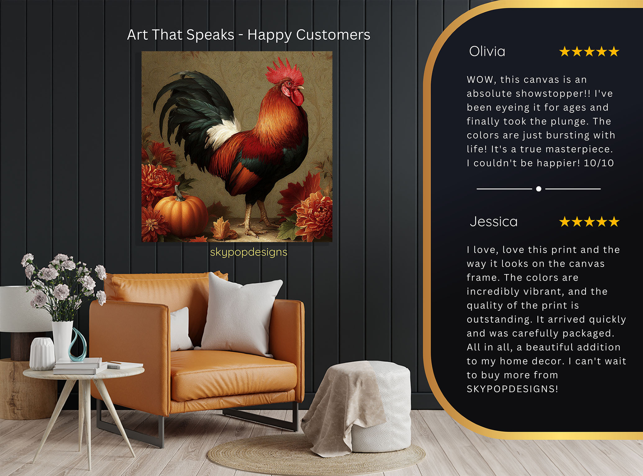 8.jpg Rooster Harvest Art