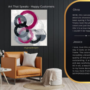 Abstract Circles Art