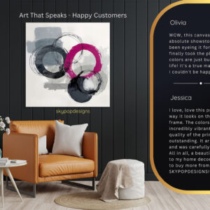 Abstract Circles Art