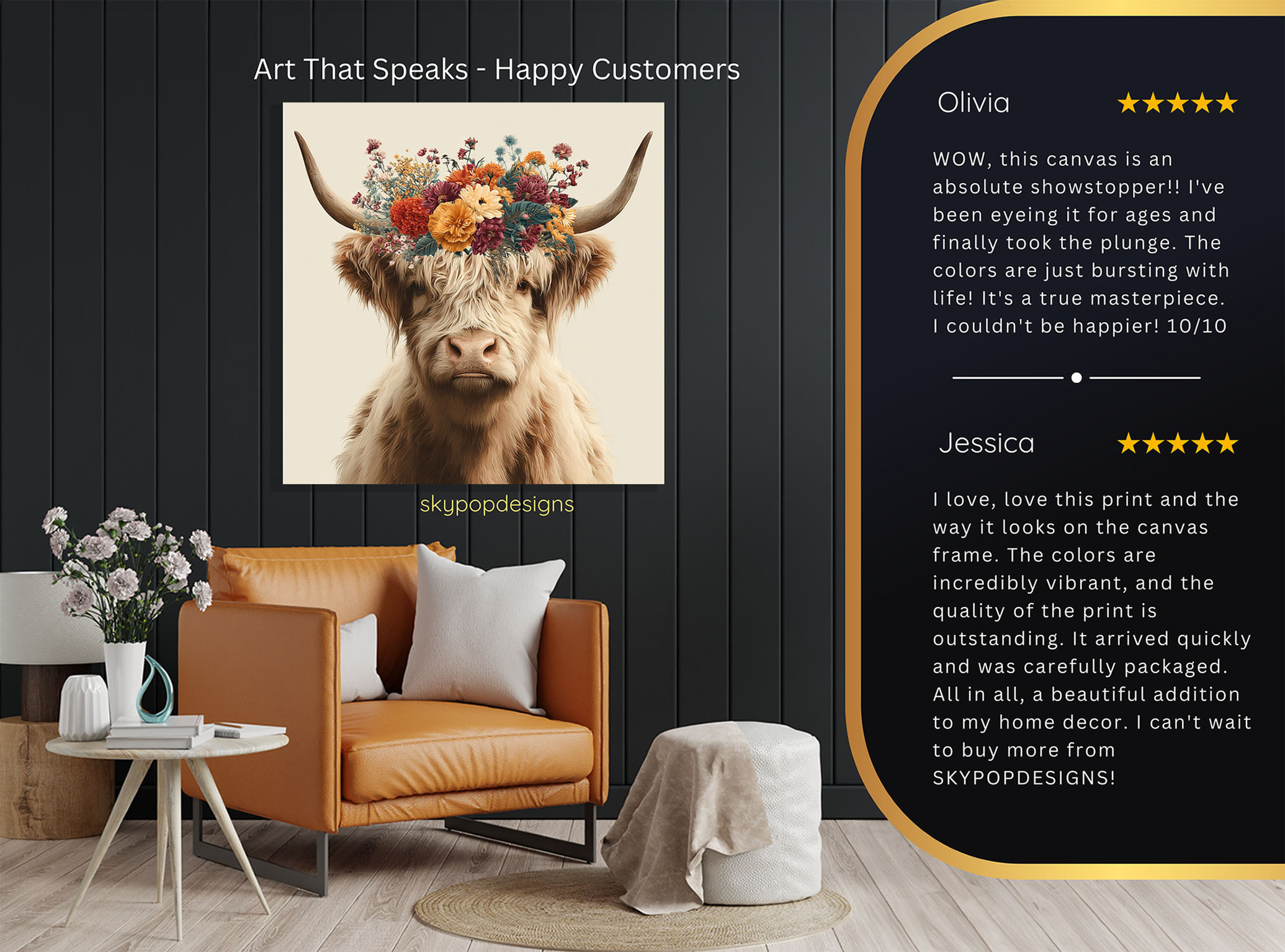 8.jpg Highland Cow Art