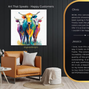 Highland Cow Art
