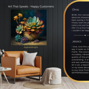 Succulent Garden Art