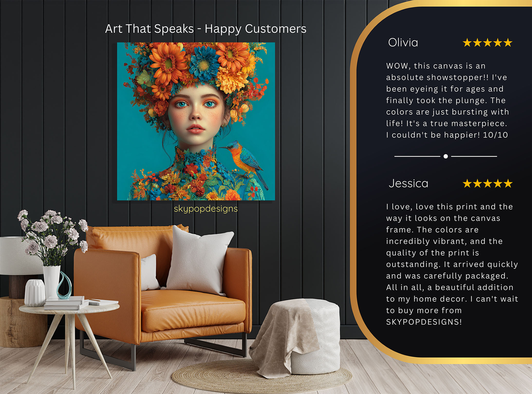 8.jpg Woman Bird Art